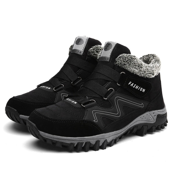 Women’s Warm Snow Shoes – Plus Velvet Winter Cotton Boots for Cold Weather