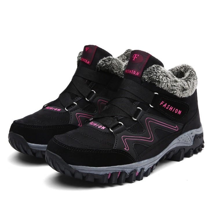 Women’s Warm Snow Shoes – Plus Velvet Winter Cotton Boots for Cold Weather