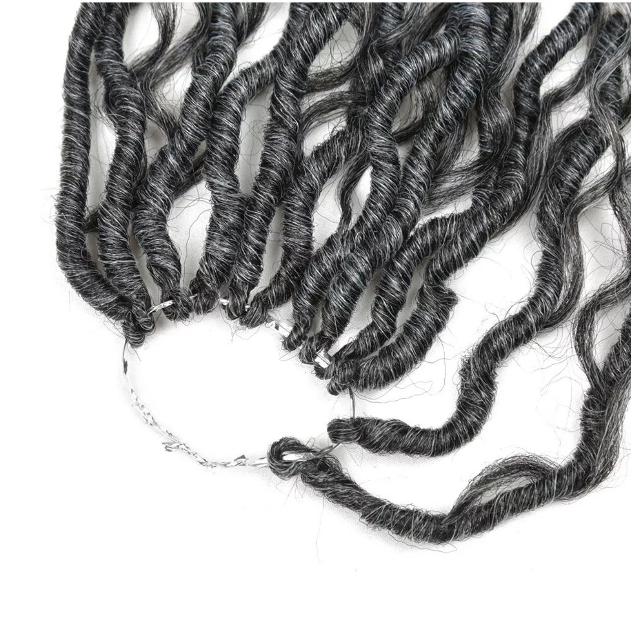 18" Pre-Looped Boho Locs with Body Wave Curls – Crochet Dreadlock Hair Extensions