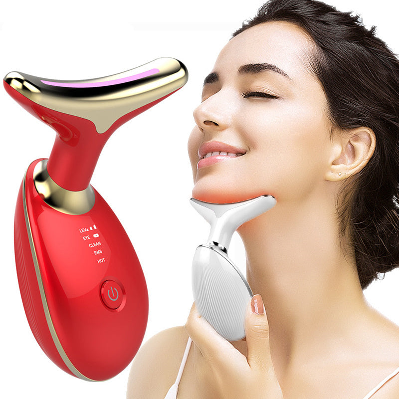 EMS Thermal Neck Lifting Massager – Microcurrent Tightening & Anti-Wrinkle Device